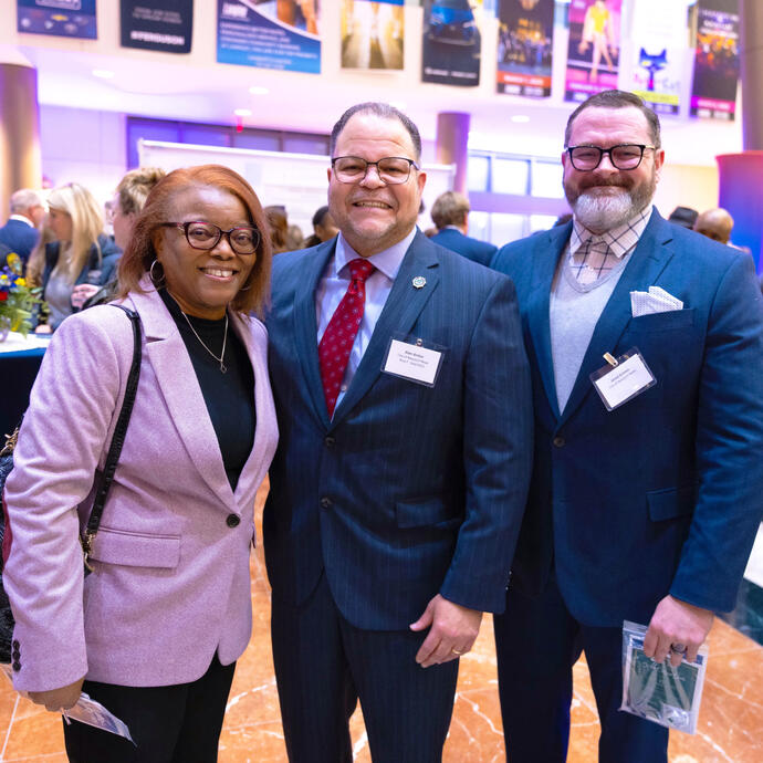 State of the City attendees with City Manager Alan Archer